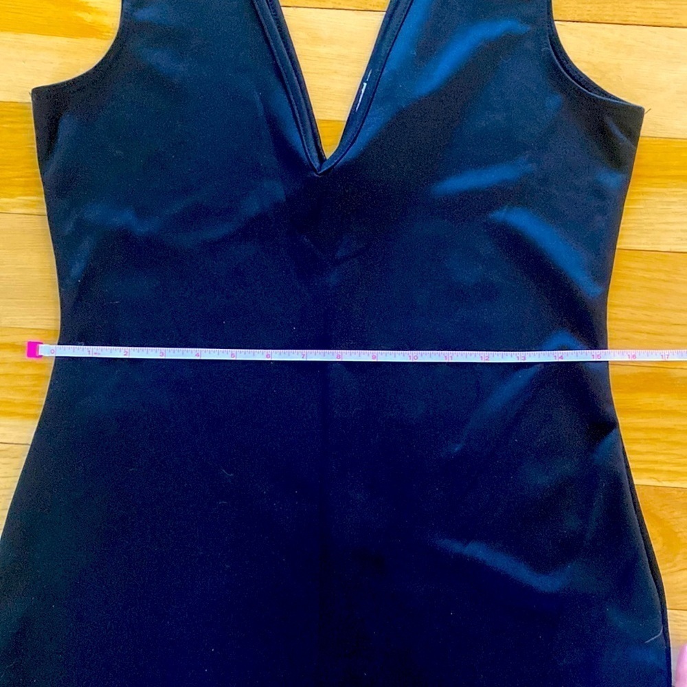 Brat Star V Neck Little Black Dress NWT L - Picture 3 of 10